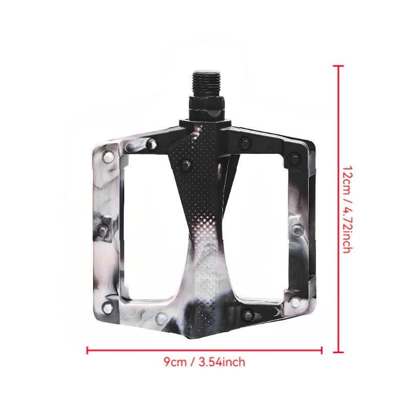 Universal Bike Pedals with Rolling Bearings Lightweight Large Platform Pedals for All Bicycles 6