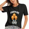 T-shirt unisexe Synonym Buns en Coton, Impression Coton Premium, Durable Et Confortable, Jeu de Mots Grammatical Amusant, Comme la Grammaire le Faisait, Mode Décontractée T