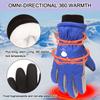 Children Boys Girls Cartoon Cute Non-slip Thick Warm Waterproof Kids Ski Gloves Sports Mittens