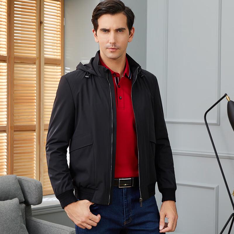 

YOUNG RIVER Men s Business Casual Hooded Jacket 54