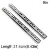 2pcs Side Mounted Drawer Slide Rails with Steel Ball Bearing Groove for Silent and Smooth Operation in Furniture Drawers