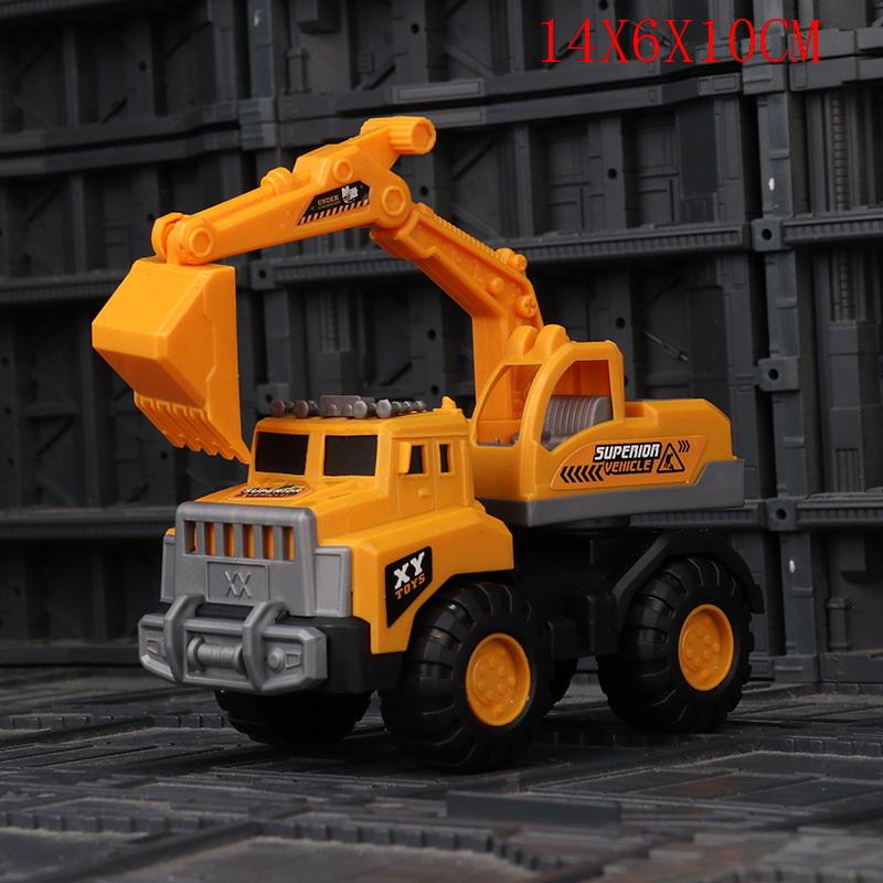 

1Pcs Simulation Vehicle Big Toy City Car Concrete Mixer Truck Fire Role Play Boy Gift Construction Vehicle Sliding Bulldozer Toy