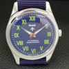 HAND-WINDING VINTAGE HMT INDIAN MENS BLUE COLOR DIAL WATCH A440987-4
