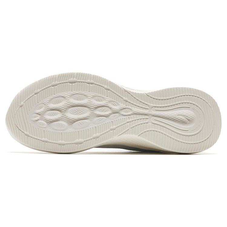 New Anta Anti Slip Wear Resistant Low Top Casual Running Shoes Women's Ivory White Misty Gray 922335571-1