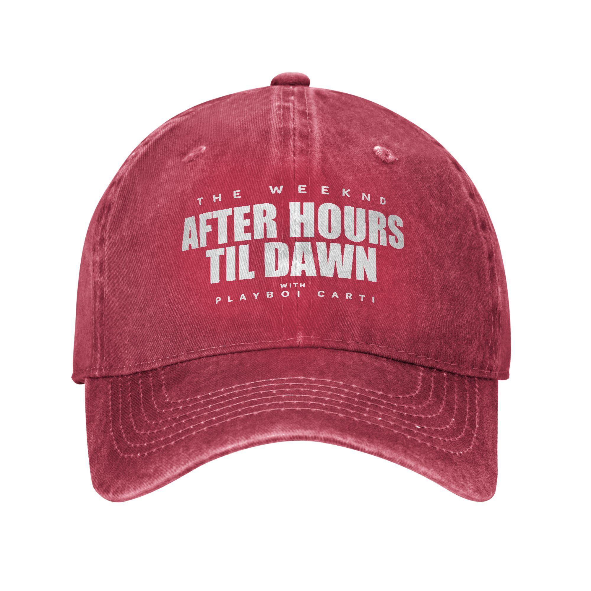 

Кепка-тракер The Weeknd After Hours Til Dawn Наряды для мужчин Женщин Бейсболки 2025 Музыкальный тур Модная одежда Кепка Регулируемая Adjustable