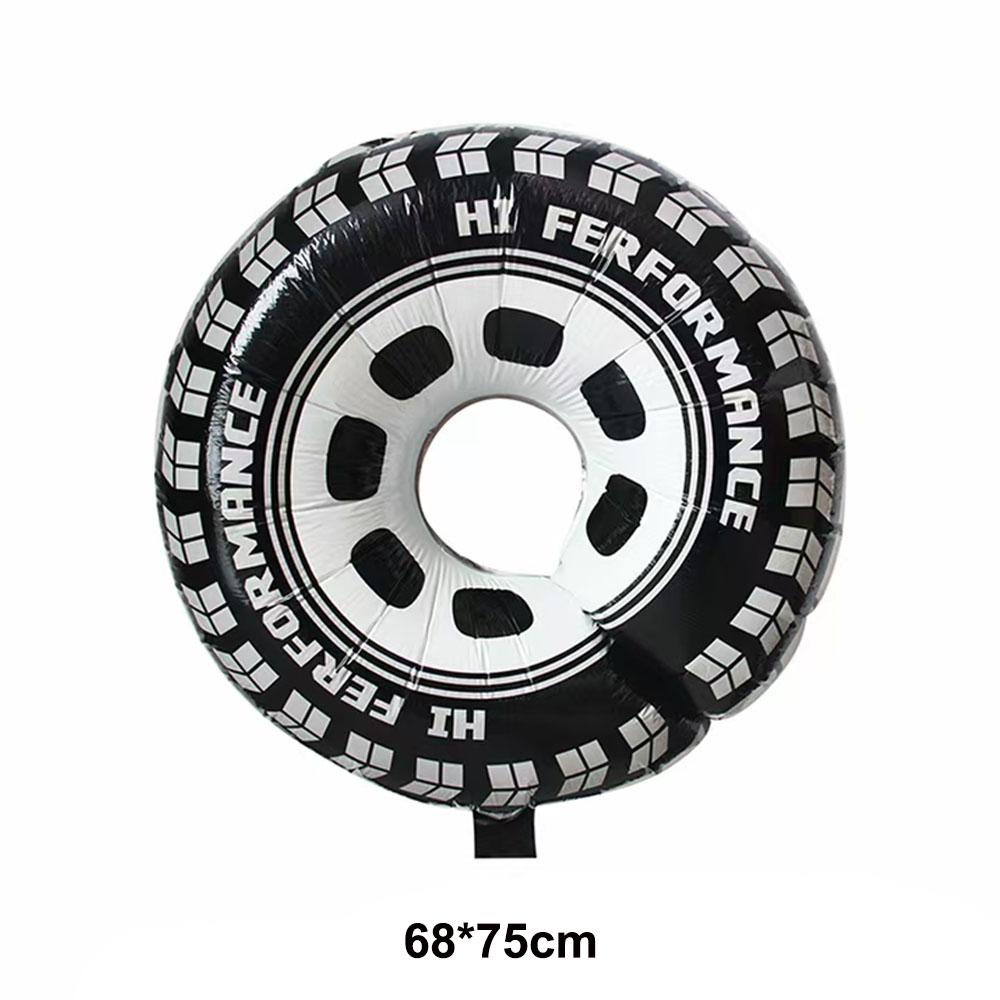 

Race Car Party Decorations Checkered Race Track Banner Tablecloth Flags Banner Balloons for Kids Racing Birthday Party Supplies