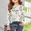 New Children Autumn Butterfly 3D Print Long Sleeve T-Shirt Kid Clothing Long Sleeve T-Shirt Fashion Casual Oversiz Tops Clothing
