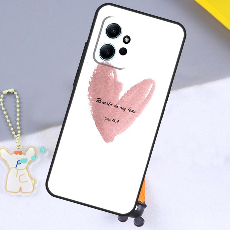 Christian Scripture Case For Xiaomi Redmi Note 11 9 10 12 13 14 15 Pro Plus Cover For Redmi 14C 10C 13C 12C 15C