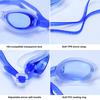 Swimming Goggles Water-Resistant Adjustable Impact-Resistant UV Protection with Elastic Strap Swimming Eyewear Glasses with High Clarity Lens for Kids