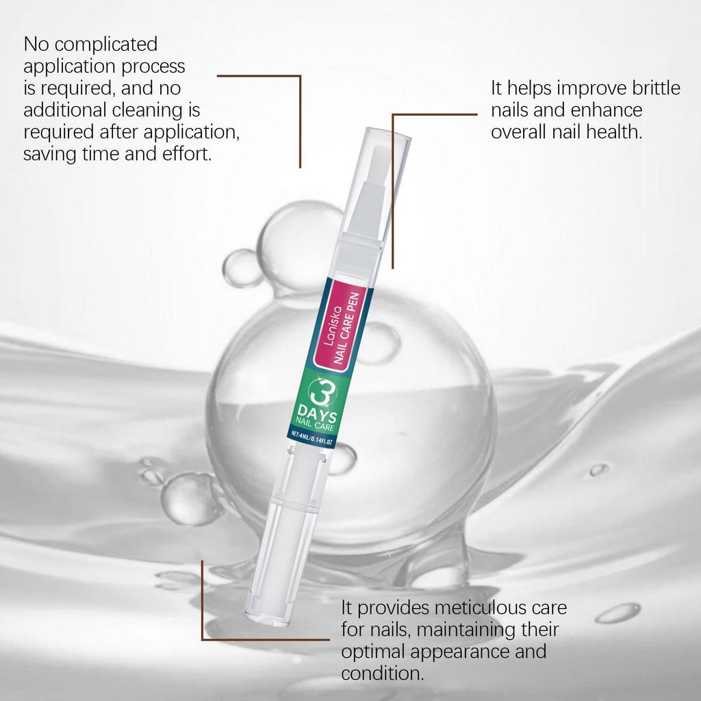 Nail Care Pen Refreshing & Breathable Nail Surface Gentle Nail Care Natural Shine Daily Portable Care Pen