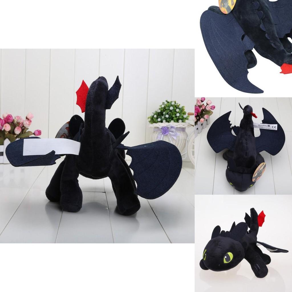 Adorable Toothless Night Fury Stuffed Animal Plush Toy From