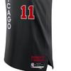 Nike X NBA DeRozan Bulls 23-24 City Edition AU Player Version Embroidered Basketball Jersey Men Jersey Black DX8754-010