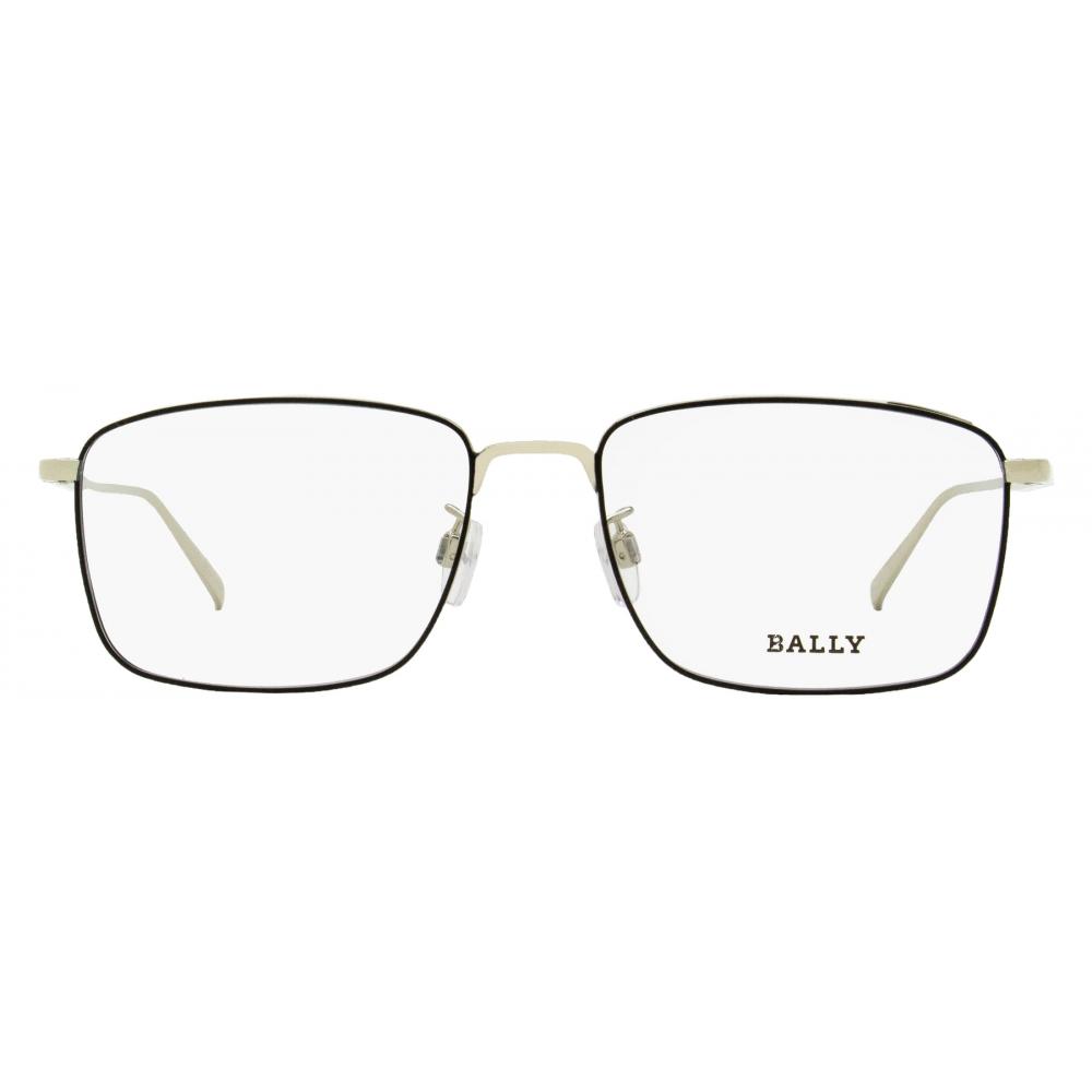 Bally Men S Thin Rectangular eyeglaSSeS By5027d 016 Palladium 55mm 016