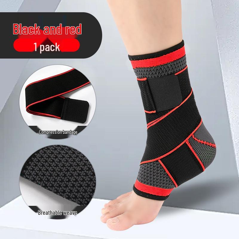 Men's Ankle & Wrist Support Sleeve for Sports: Anti-Sprain Joint Protection Gear for Football & Badminton