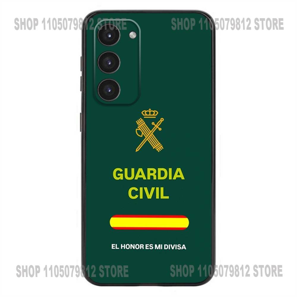 Spanish Guard Civil Emblem Phone Case For Samsung Galaxy A20,21s,22,31,32,52,53,72,73,80,91 Soft Silicone Black Cover