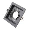 JOYINLED Square Recessed Spotlight Aluminum LED Downlight Frame MR16 GU10 Fitting Housing Fixture for Ceilings Black White