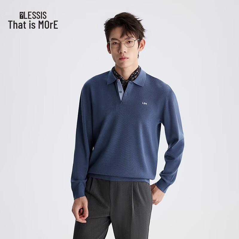 

LILANZ Men s Business Commuter Polo Neck 100% Wool Sweater XL