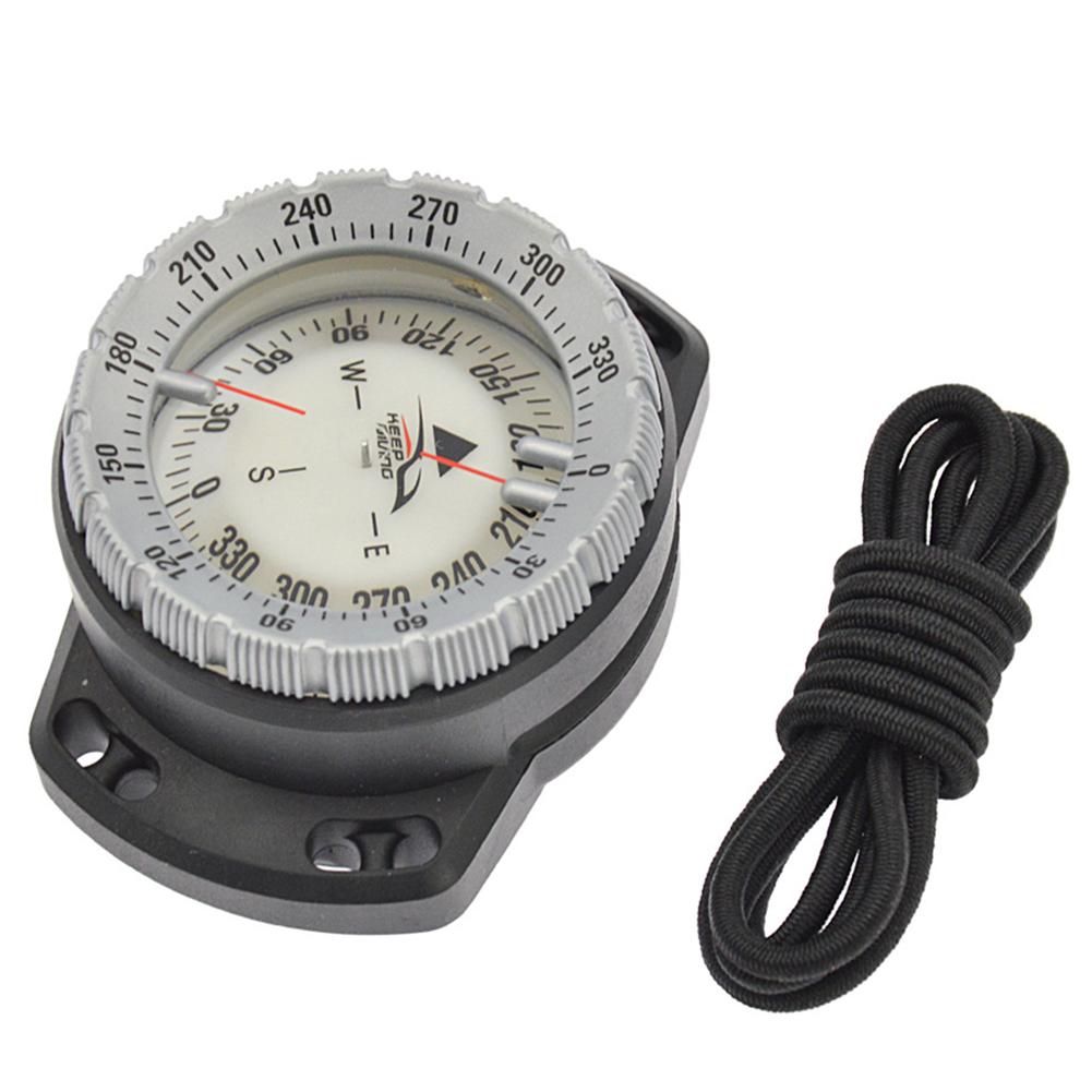 Outdoor Camping Compass Waterproof Luminous Adjustable Diving Underwater Watch серый