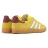 adidas  Gazelle Indoor Bright Yellow Burgundy Women Sneakers Cloud-White Collegiate-Burgundy IE7003