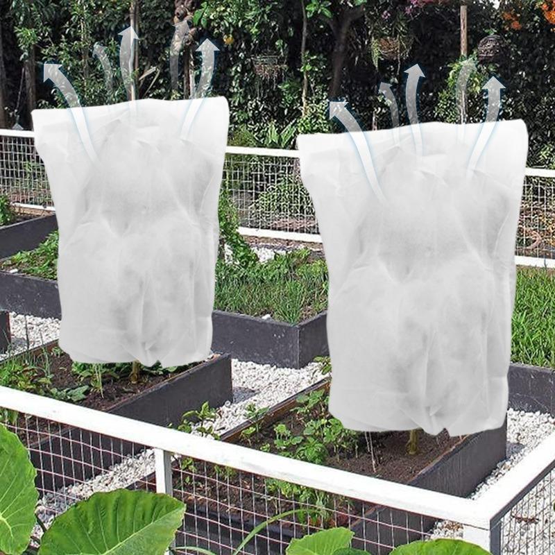 Plant Cover Protection Winter Warm Bags Protecting Fruit Tree Potted Plants From Animals Eating Yard Fruit Tree Against Cold