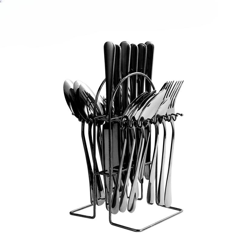 1010 Stainless Steel Cutlery 24-piece Gift Box Set Hotel Western Cutlery Knife and Fork