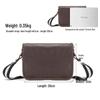 DUJIANG Men's Genuine Leather Crossbody Messenger Shoulder Bag