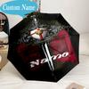 Custom Name Umbrella Knightly Crest Shield Sword Umbrella 8-Frame for Travel, Camping, Casual Lightweight Portable, Essential for Family Gifts