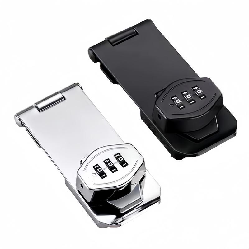 Keyless Security Cam Lock Household Cabinet Password Hasp Locks Anti-Theft Combination Lock Zinc Alloy Password Drawer Locks