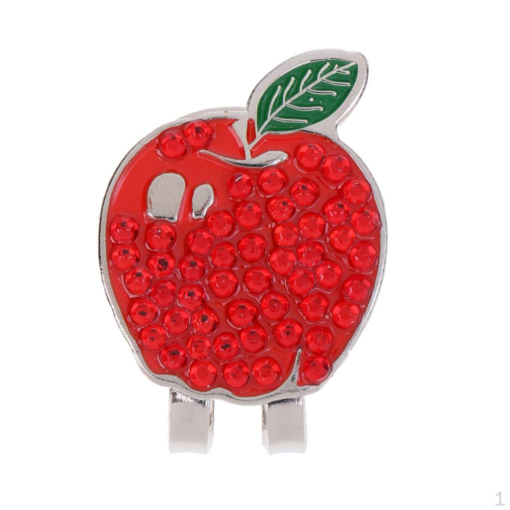 Klips do czapki z markerem kulkowym Lekki Wytrzymały Stop Akcesoria Golfowe Prezent dla Golfera Różne Wzory