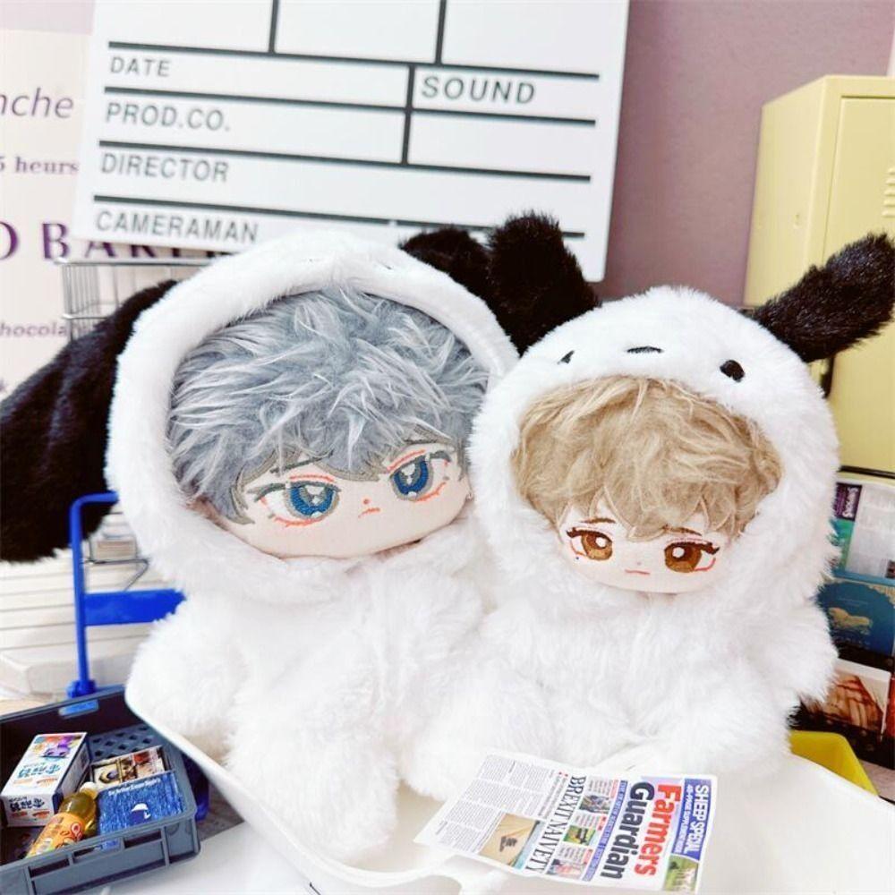 Dog Animal Doll Hoodies Fur Mini Cute Jumpsuit  10/20cm Doll Clothes/Cotton Stuffed Dolls