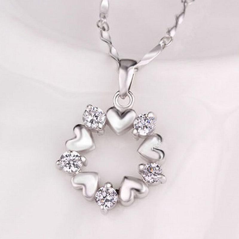 Collier de fleurs Pendentif en cristal Chaîne Celastoma