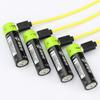 5th Gen USB Fast Charger with Smart Set for 1.5V Rechargeable Lithium Batteries (2-Pack)
