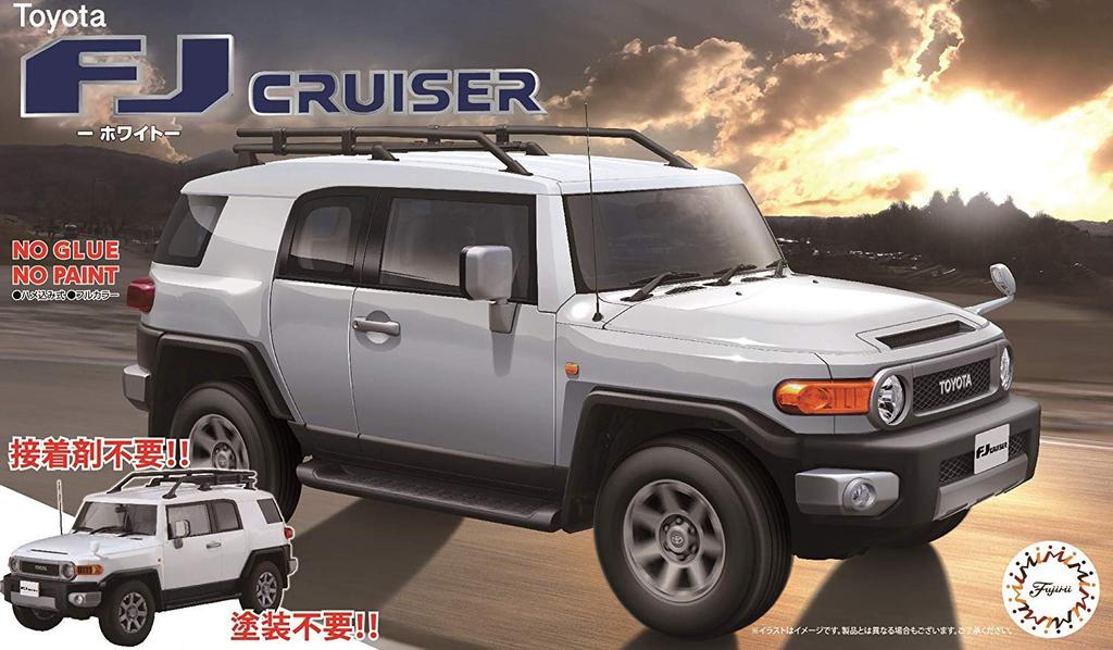 Car NEXT Series Toyota FJ Cruiser Plastic Model 1/24 No.9 (White)