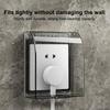 Self Adhesive Waterproof Wall Socket Cover With No Drilling Design And Easy Installation For Bathroom Kitchen Outdoor Use