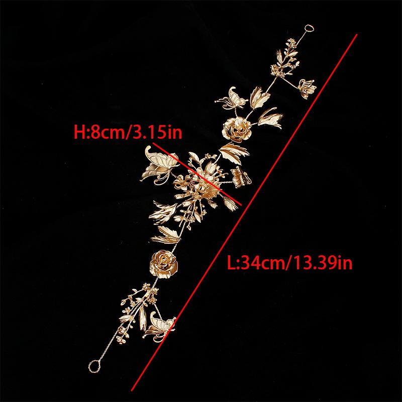 Bridal Ancient Style Crown Headband Hair Accessories Hanfu Headdress Ornaments