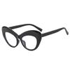SO&EI Retro Clear Anti-Blu-Ray Lens Eyewear Fashion Colorful Cat Eye Women Optical Glasses Frame Spring Hinge Men Leopard Frame