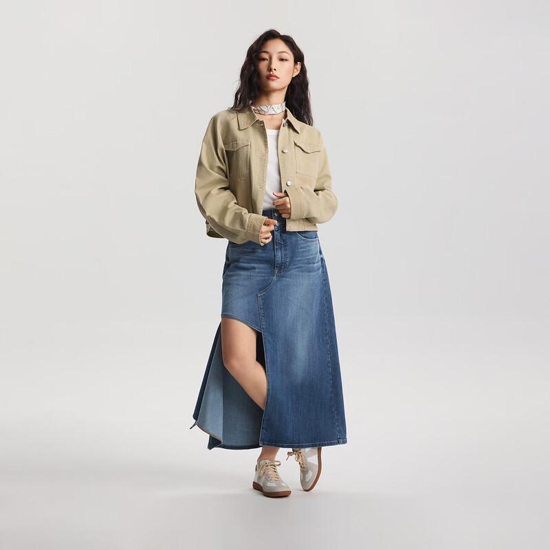 Lee Women's Asymmetrical Denim Skirt