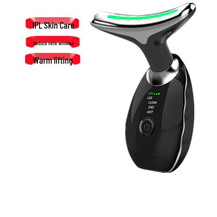 Tricolor Beauty Neck Device: Firms, Lifts, and Reduces Neck Lines and Nasolabial Folds with Care Massage and Protection