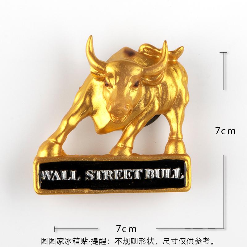 The United States 3d Refrigerator Sticker Travel Collection Souvenir New York Fridge Magnets Times Square Statue of Liberty Shap