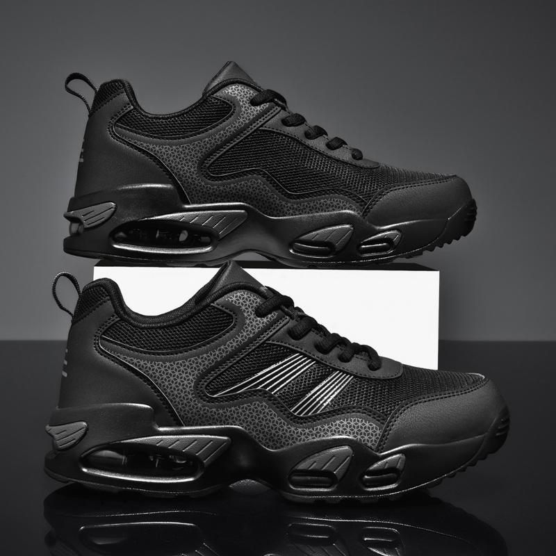 

Men s Shoes Black red cushion elastic fashion casual shoes Winter outdoors Cotton Shoes Warm Waterproof antiskid Plush Sneakers 47