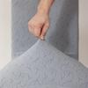 1/2/4/6Pcs Willow Leaf Jacquard Chair Cover Elastic Chair Seat Slipcover Spandex Chair Protector Kitchen Dining Room Restaurant