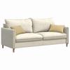 Sofa Cushions 2 Pieces Grey Green 50 X 30 Cm Cord Fabric