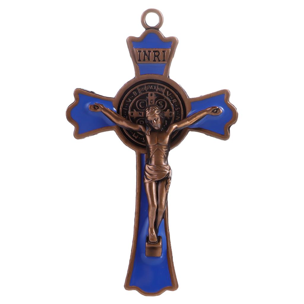Multi Style St. Benedict's Cross, Jesus Christ Pendant, Religious Prayer Decoration Supplies