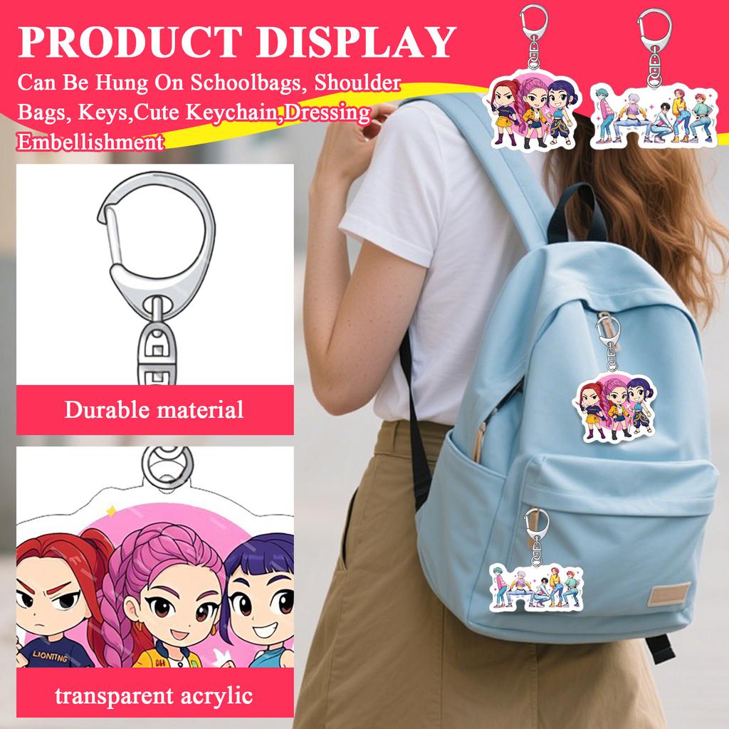 Netflix Korean Anime Peripheral Acrylic Keychain