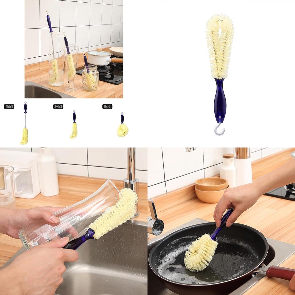 Durable Plastic Teapot Brush With Long Handle For Deep Cleaning And Home Use