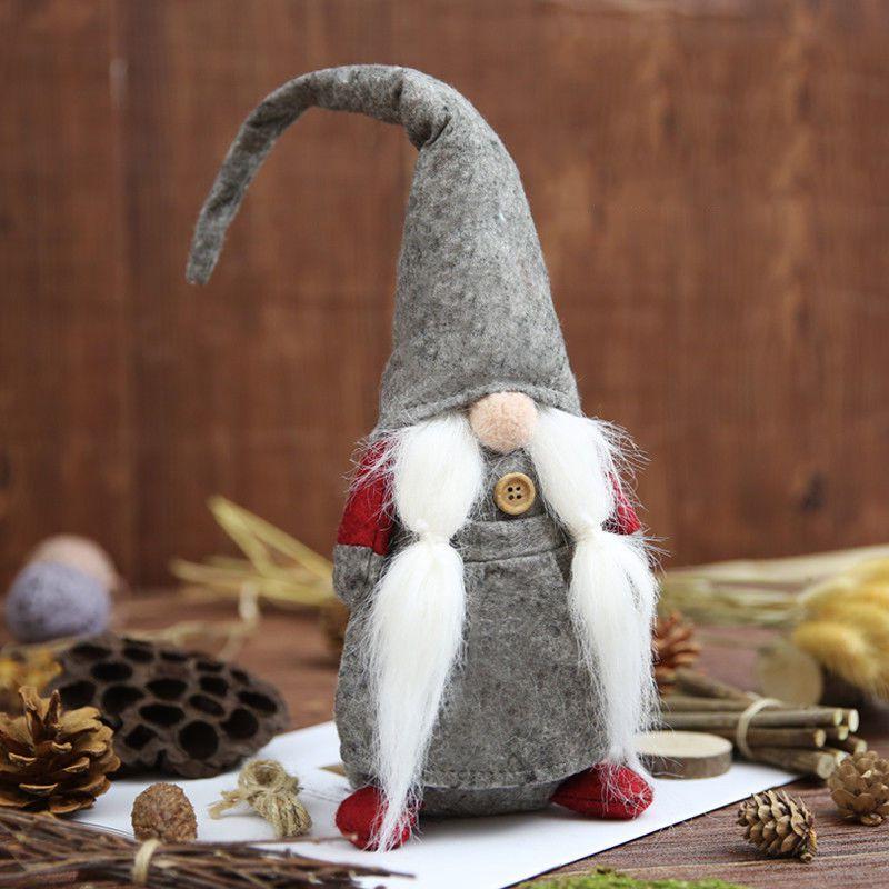 Santa Christmas Claus Doll Toy Christmas Table Ornaments Decoration For Gx Home