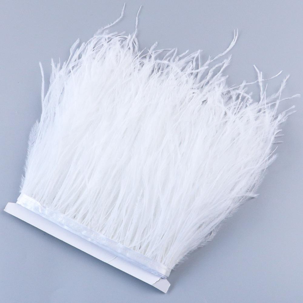 Feather 18-22Cm Ostrich Hair Cloth Edge Extended Feather Lace Wedding Dress Morning Robe Clothing Accessories