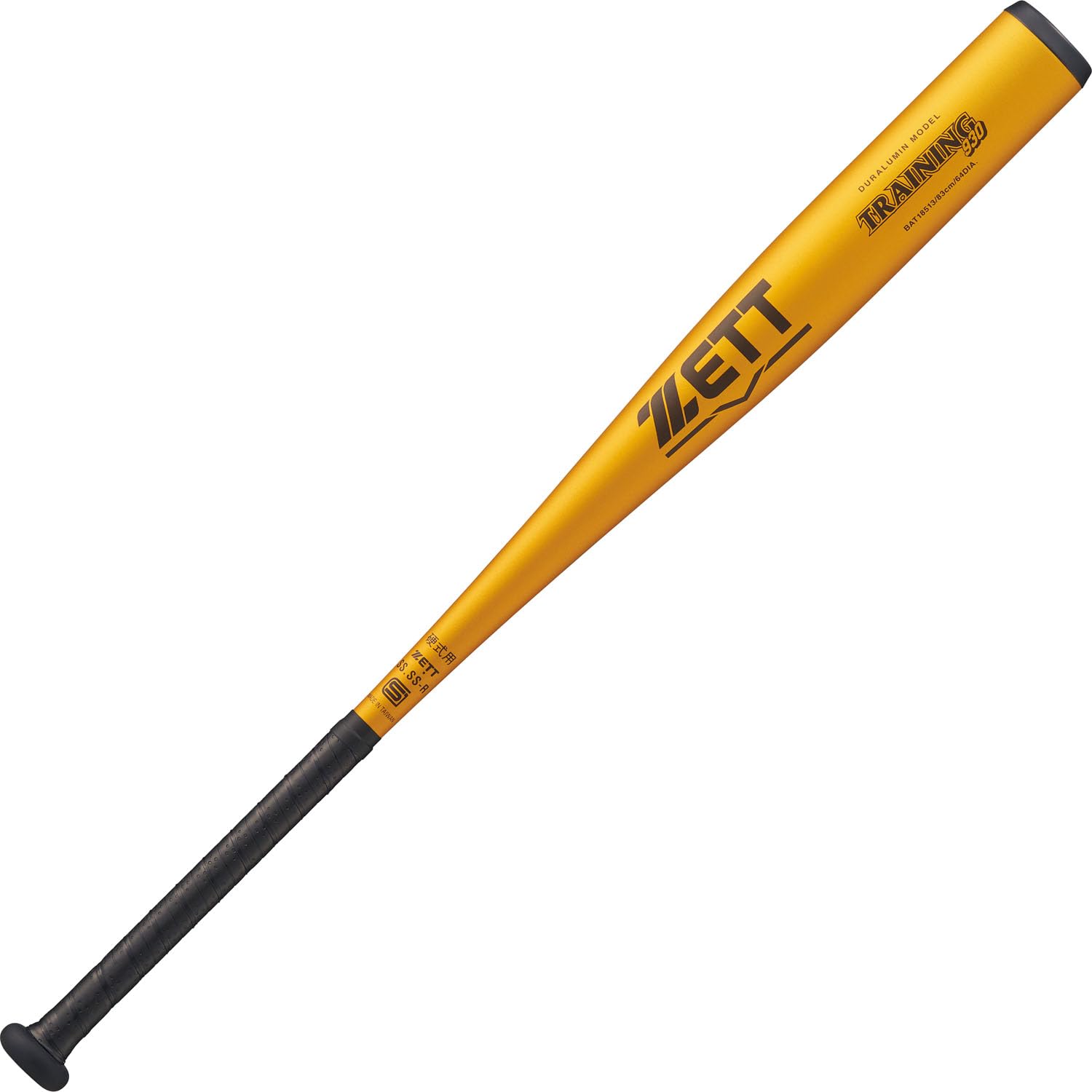 

ZETT Hard Baseball Metal 930g Average Yellow Gold BAT18513 Bat, Training, (Super Duralumin), 83cm, Weight, (5301),
