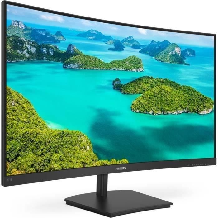 Écran incurvé - philips 271e1sca/00 - 27'' - 4 ms - 75hz - fhd - hdmi/vga