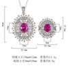 Accessories Necklaces Rings Jewelry Manufacturers Sets Red Blue Sunflower Designs High-end Women's